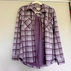 Women’s purple flannel